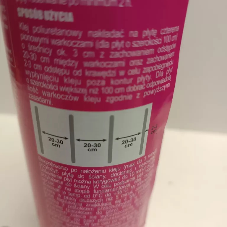 TYTAN KLEJ PU DO PŁYT XPS