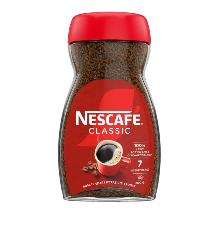 KAWA ROZPUSZCZALNA NESCAFE CLASSIC 200 G