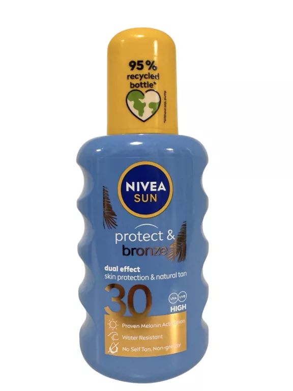 NIVEA SUN SPRAY DO OPALANIA SPF 30 SUNSCREEN PROTECT BRONZE 200 ML