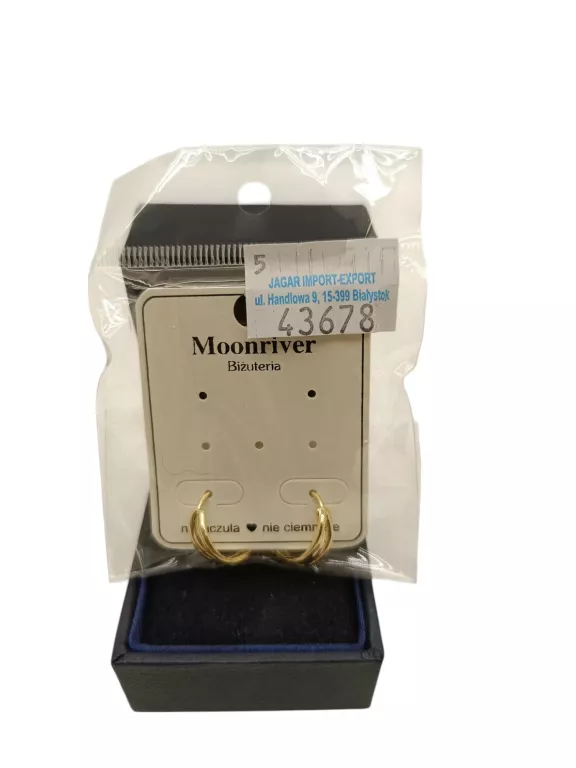 KOLCZYKI STALOWE MOONRIVER EAP43678