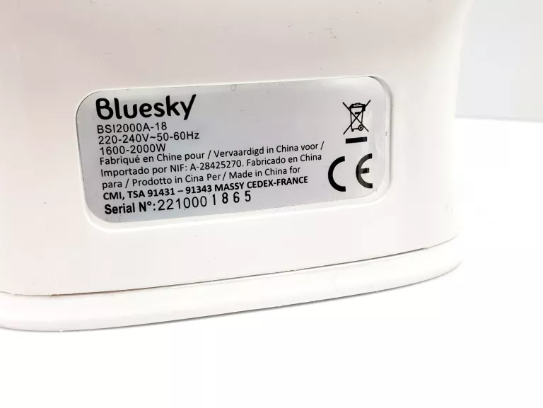 ŻELAZKO BLUESKY BSI2000A-18 2000W