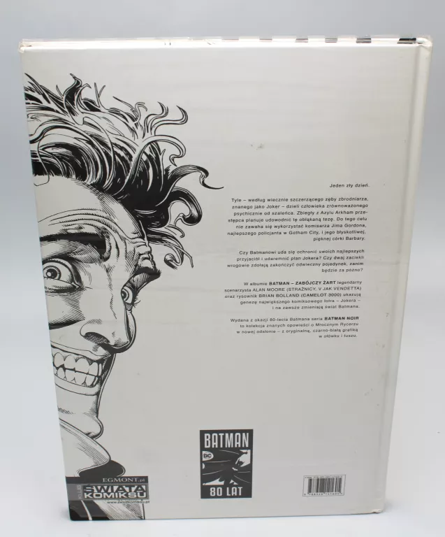 KOMIKS BATMAN NOIR. ZABÓJCZY ŻART ALAN MOORE, BRIAN BOLLARD