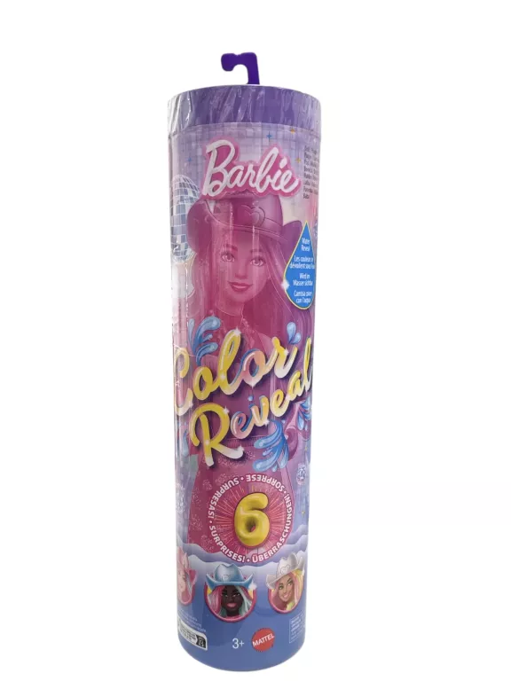BARBIE COLOR REVEAL LALKA SERIA DISCO KOWBOJKA