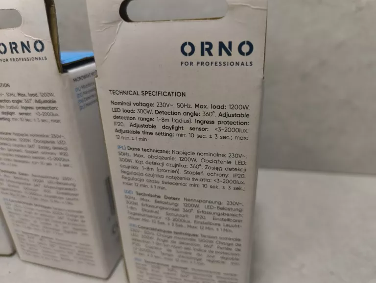 ORNO CR-208 CZUJNIK RUCHU 360ST 3SZT