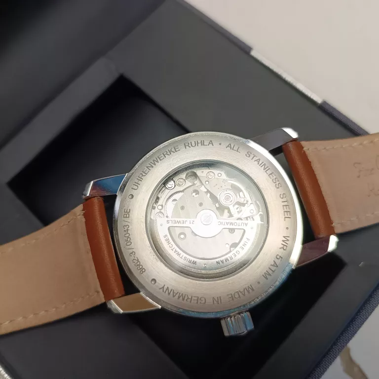 ZEGAREK MĘSKI ZEPPELIN NEW CAPTAINS LINE 8662-3 NA BRĄZOWYM PASKU AUTOMAT