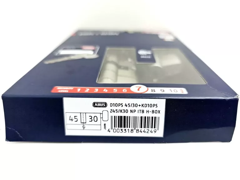 KOMPLET WKŁADEK ABUS D10+KD10NP 30/45 + 30G/45 NIKIEL PERŁOWY KL 5.2, 5 KL