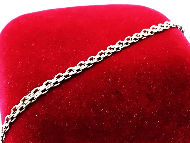 [585] PIĘKNA ZŁOTA BRANSOLETKA 17.8CM 1.24G