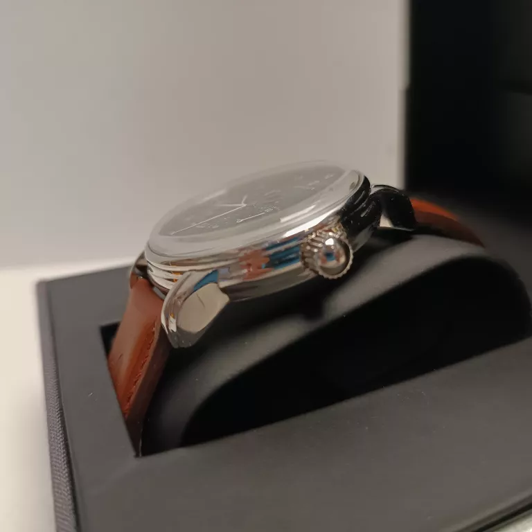 ZEGAREK MĘSKI ZEPPELIN NEW CAPTAINS LINE 8662-3 NA BRĄZOWYM PASKU AUTOMAT