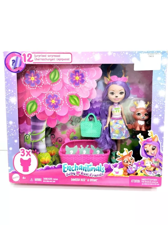 ENCHANTIMALS Z NIESPODZIANKAMI DANESSA DEER 4023