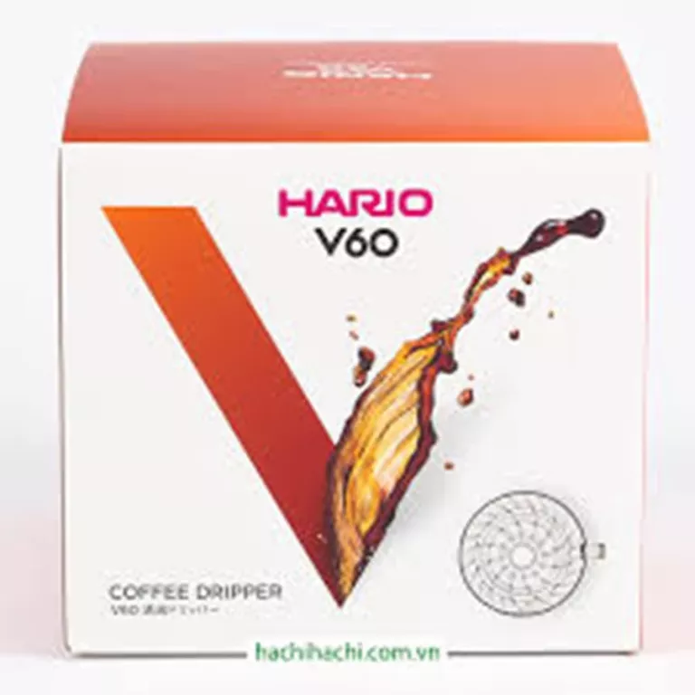 HARIO ZAPARZACZ DRIP V60-02 CLEAR PRZEŹROCZYSTY