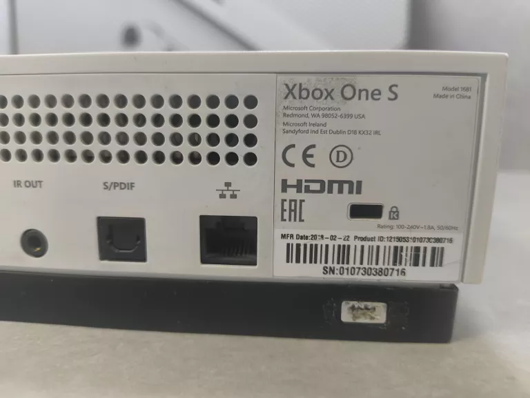 KONSOLA XBOX ONE S 1TB /PUD