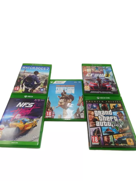 ZESTAW 5 GIER NA XBOX ONE
