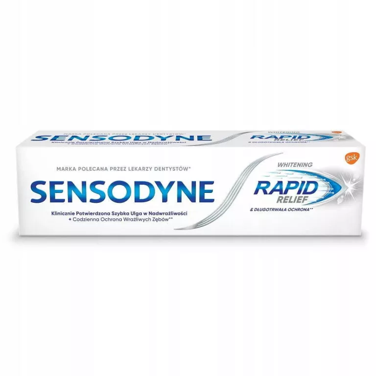 SENSODYNE ULTRASZYBKA ULGA WHITE WYBIELAJĄCA PASTA DO ZĘBÓW 75 ML