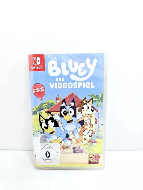 BLUEY THE VIDEOGAME I NINTENDO SWITCH I PL I KARTRIDŻ / ZAFOLIOWANA!