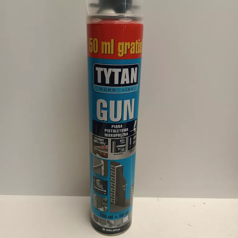 TYTAN EURO-LINE 50ML GRATIS PIANA PISTOLETOWA NISKOPRĘŻNA