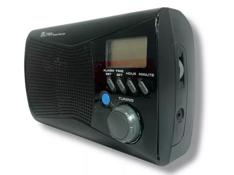 RADIO ELTRA KINGA 2 SIECIOWO-BATERYJNE AM FM ZEGAR BUDZIK