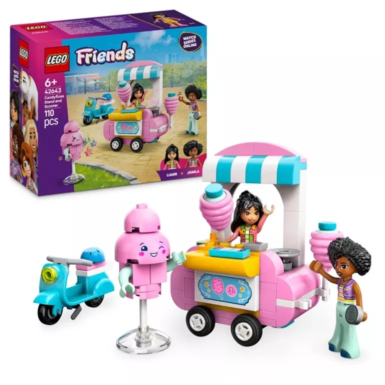 LEGO FRIENDS 42643 FRIENDS 42643 STOJAK I HULAJNOGA Z WATY CUKROWEJ USZKO