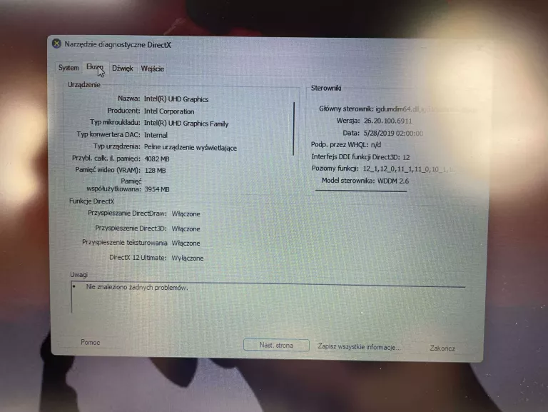 LAPTOP ASUS ASPIRE A515-54 I5 10GEN 8/512 GB SSD TORBA ZASILACZ