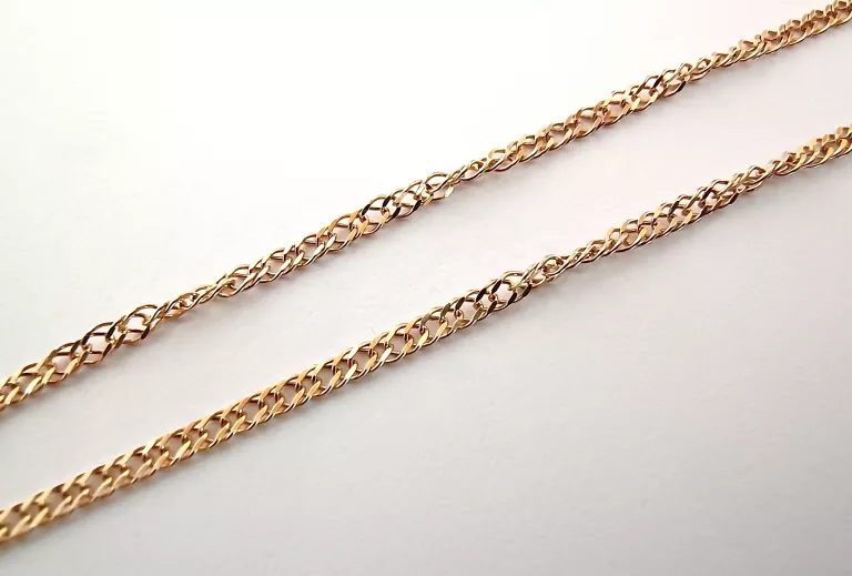 ZŁOTY ŁAŃCUSZEK 585 1,87G 50CM