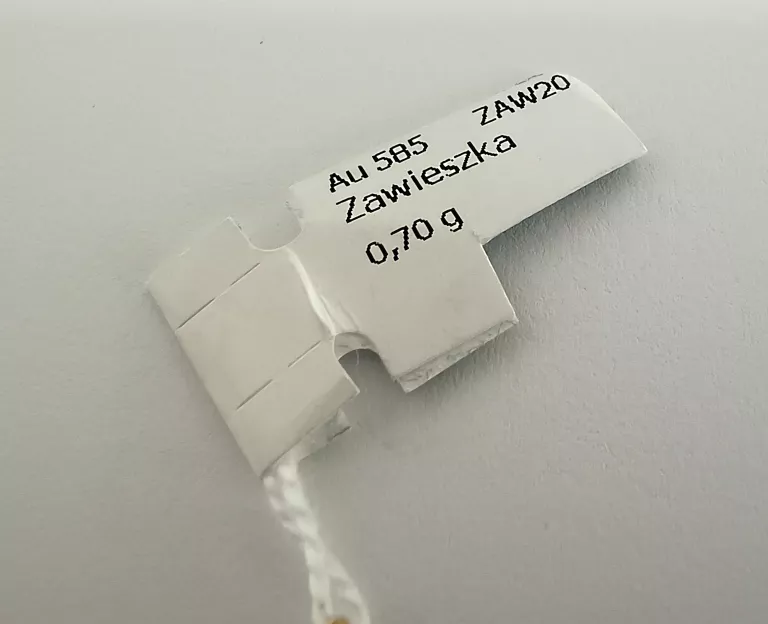 ZŁOTA ZAWIESZKA BARAN 585