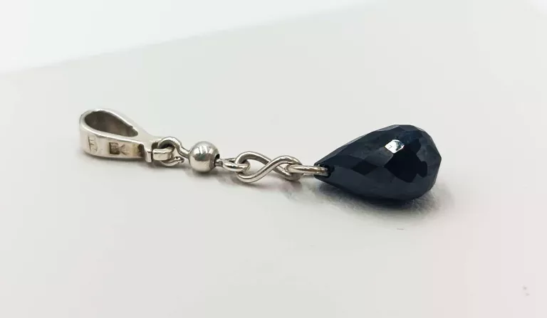 ZAWIESZKA Z CZARNYM KAMIENIEM P.925 2,35G 3,5CM