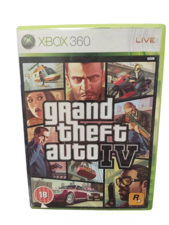 GRAND THEFT AUTO IV MICROSOFT XBOX 360