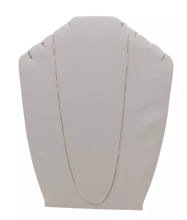 SREBRO - WYRÓB JUBILERSKI UŻYWANY ŁAŃCUSZEK ŻYŁKA 49CM