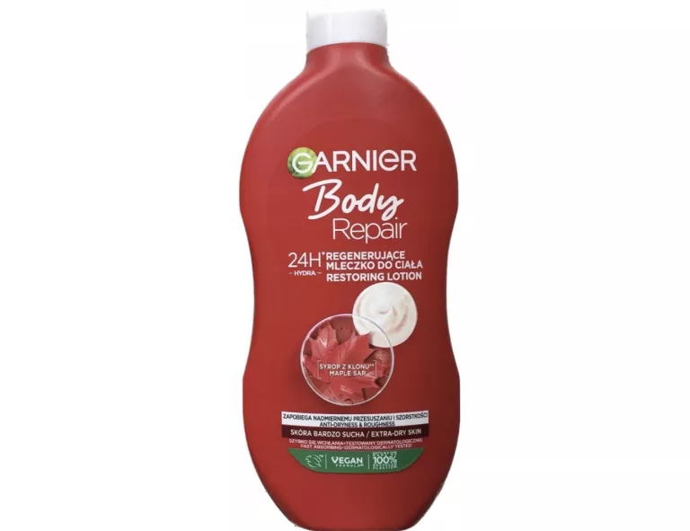 MLECZKO DO CIAŁA GARNIER BODY REGENERUJĄCY BALSAM Z SYROPEM Z KLONU 400ML