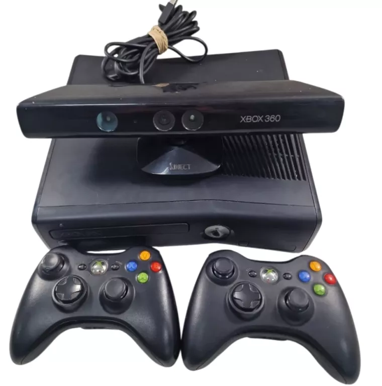 KONSOLA XBOX 360 SLIM 2 PADY KINECT
