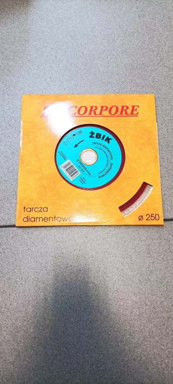TARCZA DIAMENTOWA ŻBIK 250
