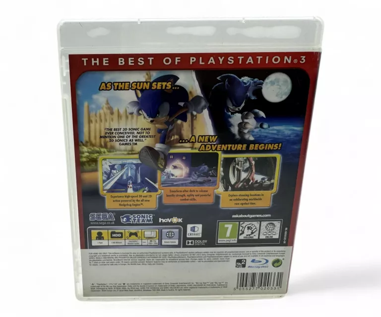 GRA PS3 SONIC UNLEASHED