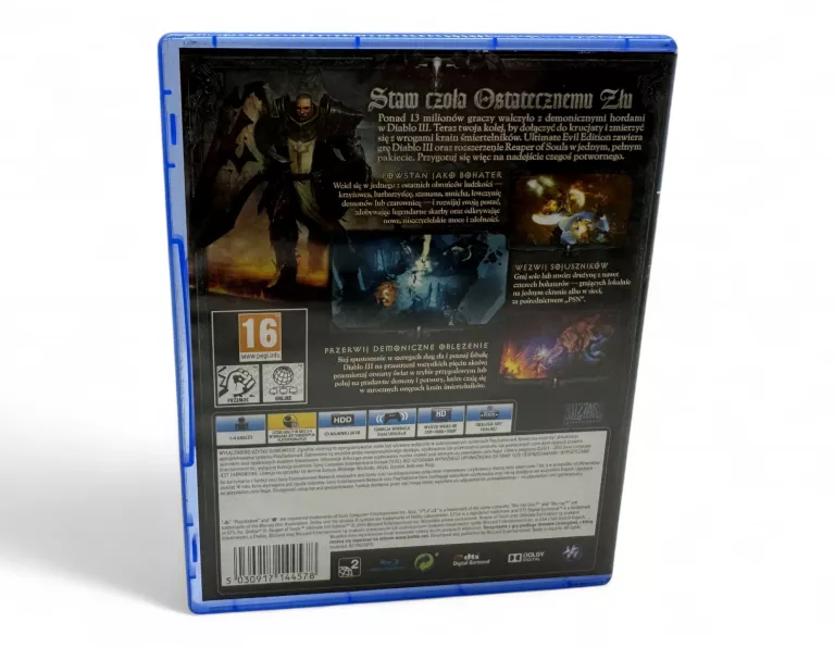 GRA PS4 DIABLO III REAPER OF SOULS ULTIMATE EVIL EDITION