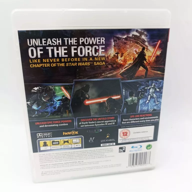 STAR WARS THE FORCE UNLEASHED NA PS3
