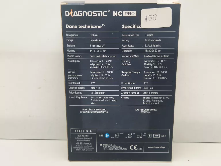 TERMOMETR DIAGNOSTIC NC PRO