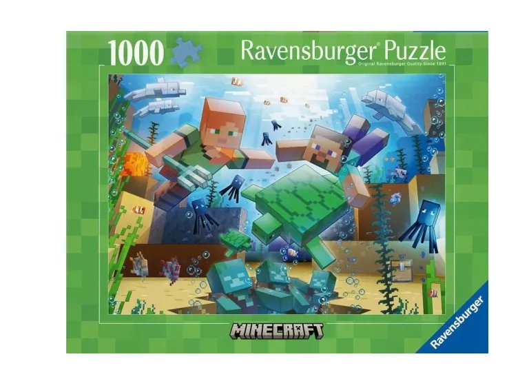 PUZZLE RAVENSBURGER MINECRAFT 1000 ELEMENTÓW
