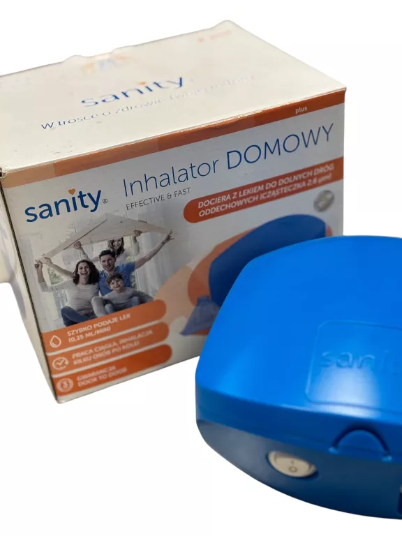SANITY AP2819 INHALATOR KOMPRESOROWY – CICHA I WYDAJNA NEBULIZACJA