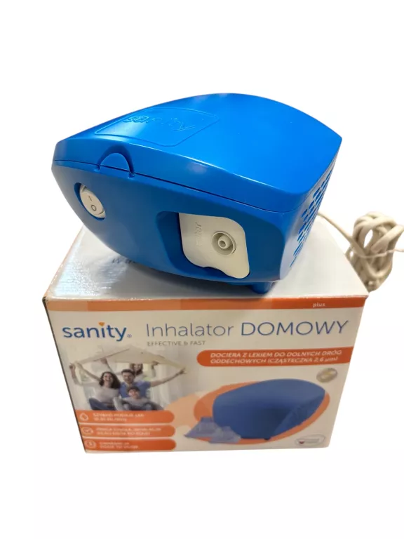 SANITY AP2819 INHALATOR KOMPRESOROWY – CICHA I WYDAJNA NEBULIZACJA