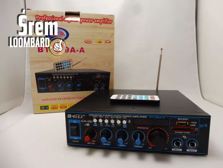 WZMACNIACZ BR-309A-A, KOMPLET, BDB STAN!