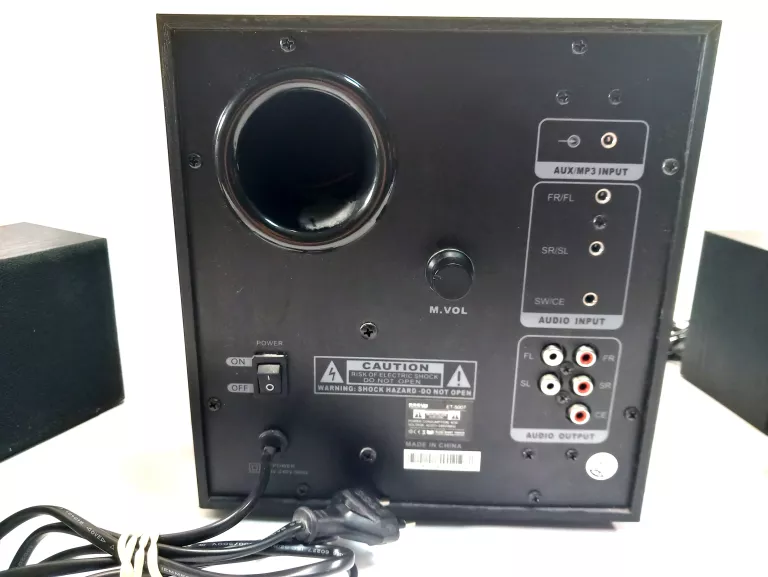 GŁOŚNIKI EASY TOUCH ET-5007 + PILOT