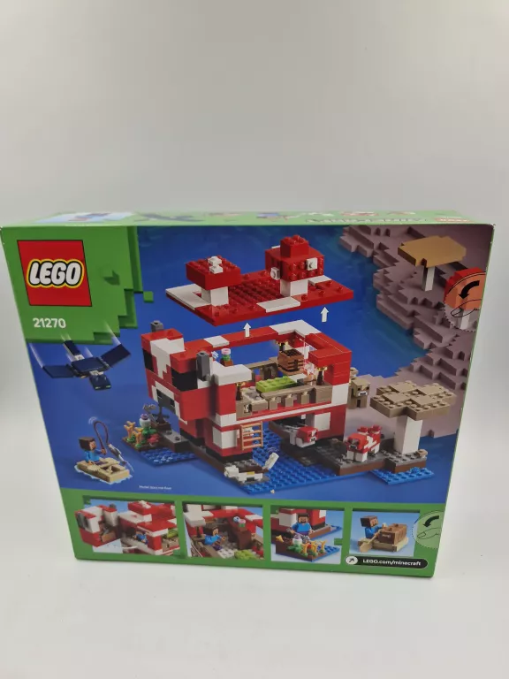 LEGO MINECRAFT DOM GRZYBOWEJ KROWY 21270