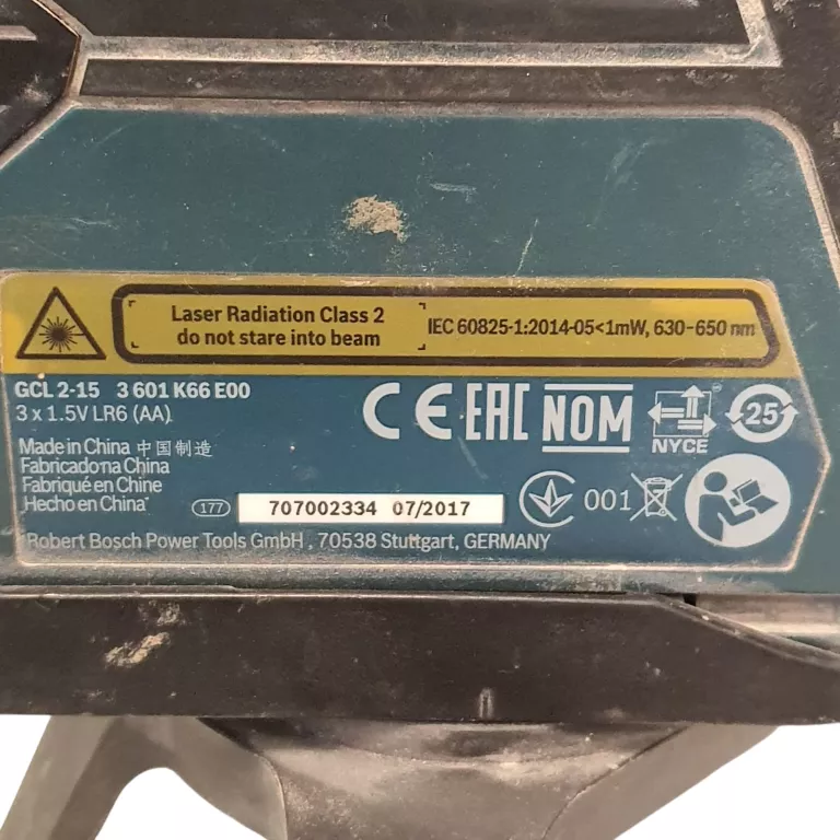 LASER KRZYŻOWY BOSCH GCL 2-15
