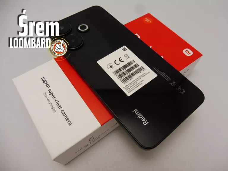 TELEFON XIAOMI REDMI 13 8GB/256GB, KOMPLET, GWARANCJA, IGŁA STAN!