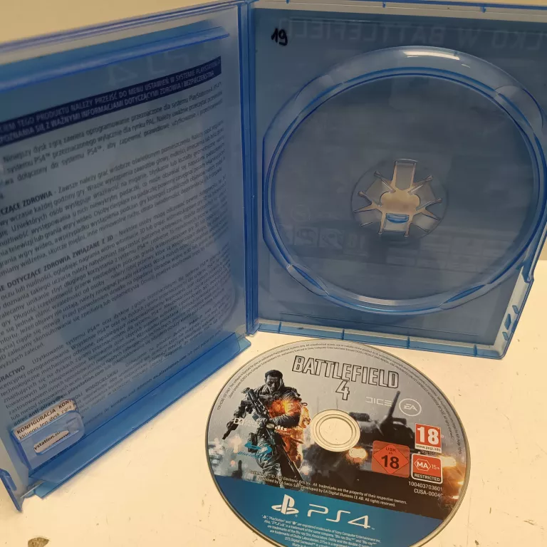 BATTLEFIELD 4 PS4