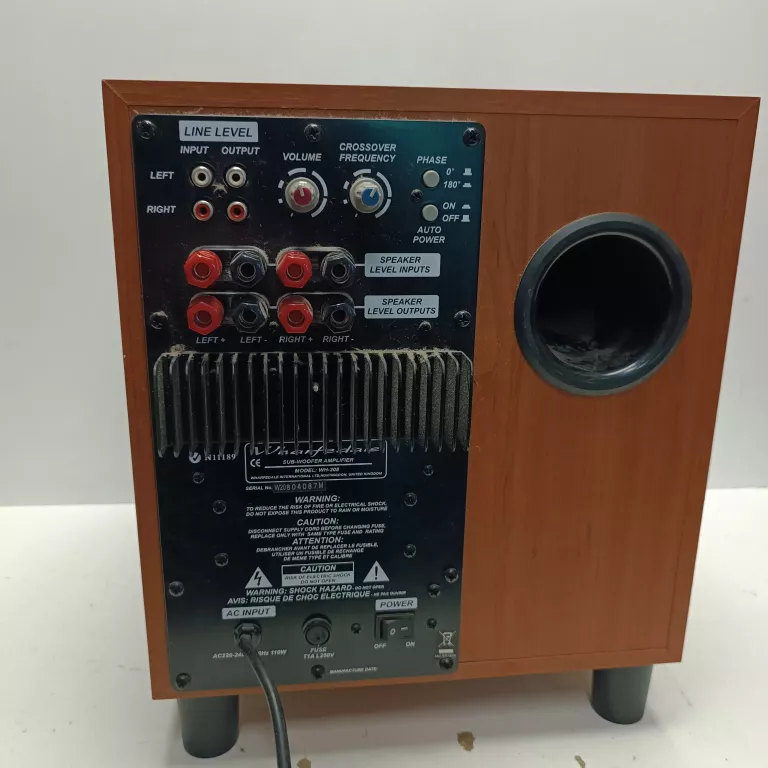 SUBWOOFER WHARFEDALE WH-208