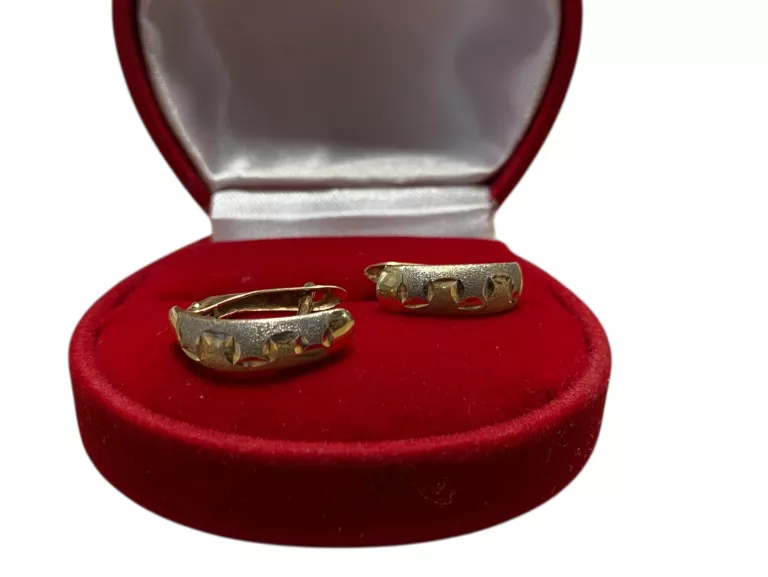 ZŁOTE KOLCZYKI PR.585 W.2,20G