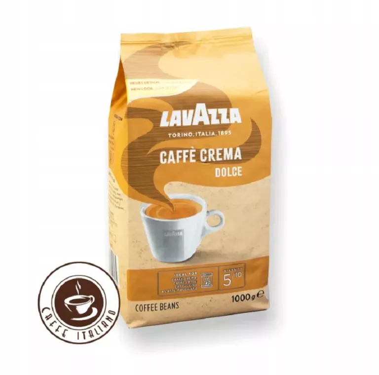 KAWA ZIARNISTA MIESZANA LAVAZZA CAFFE CREMA DOLCE 1000 G
