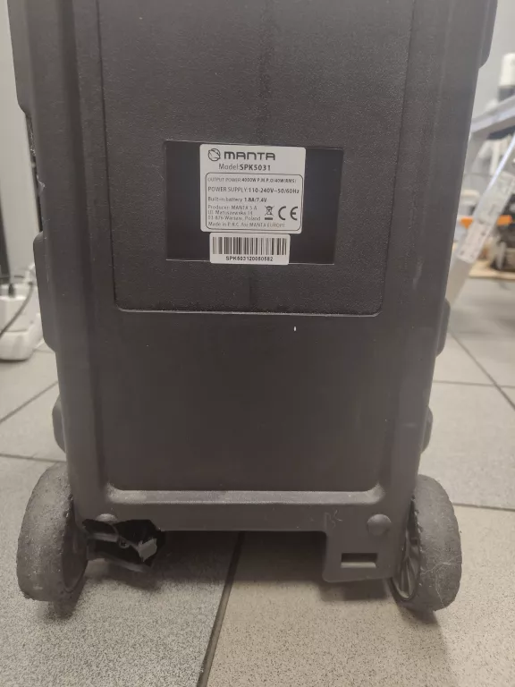 GŁOŚNIK MANTA SPK5031 40W BLUETOOTH KARAOKE