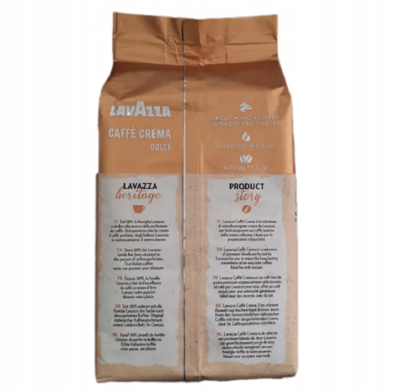 KAWA ZIARNISTA MIESZANA LAVAZZA CAFFE CREMA DOLCE 1000 G