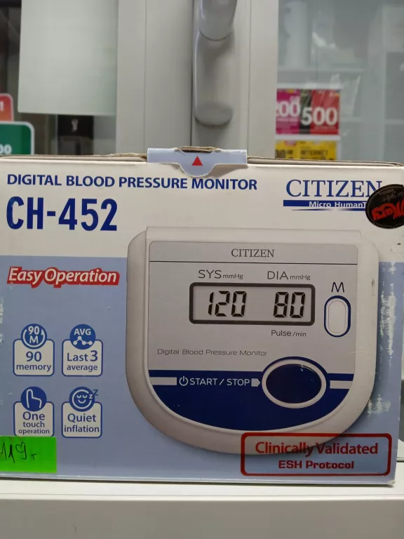 CIŚNIENIOMIERZ CITIZEN CH-452 KPL