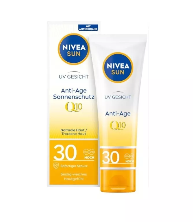 NIVEA SUN PRZECIWZMARSZCZKOWY KREM PRZECIWSŁONECZNY DO TWARZY SPF 30 50ML